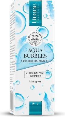 Lirene Aqua Bubbles Hyaluronic Acid 4D Deeply Moisturizing Hydroserum For All Skin Types 30Ml (30 ml)