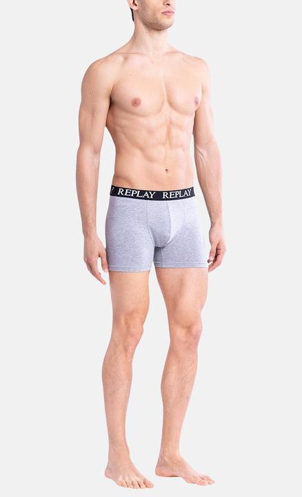 Immagine prodotto Replay Trunk BOXER Style 01/C Basic Cuff Logo im 3er Pack (XL, confezione da 3)