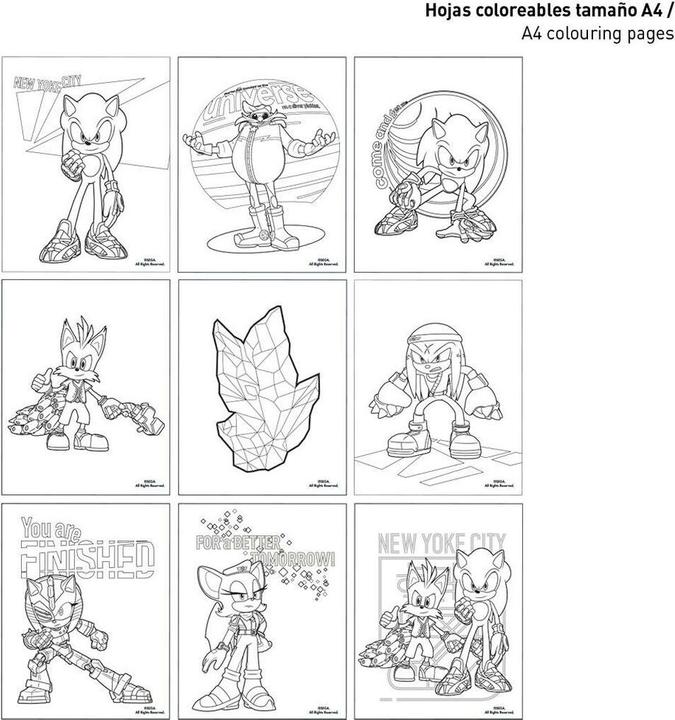 Produktbild Jakks Pacific Papierwaren-Set Sonic Lila