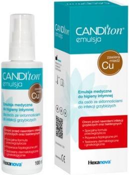 Actual product image Hexanova Canditon Emulsion Relieves Itching and Burning from Fungal Infections (100 ml, Intimate washing lotion)