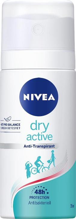 Actual product image NIVEA Dry Active Spray Mini (Spray, 35 ml)