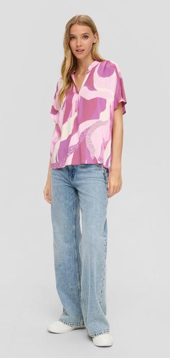 Actual product image s.Oliver Bluse Viskosebluse mit All-over-Print (34)