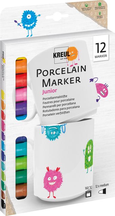 Kreul Porzellanmarker "PorcelainPEN easy" Set (12x)
