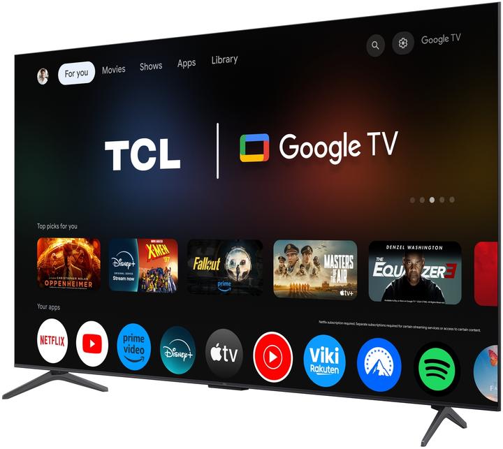 Immagine prodotto TCL Serie C6KS Smart TV QD-MiniLED 4K 55" 55C6KS, audio Onkyo 2.1, Dolby Vision & Atmos, Google TV (55", Mini-LED, 4K, 2025)