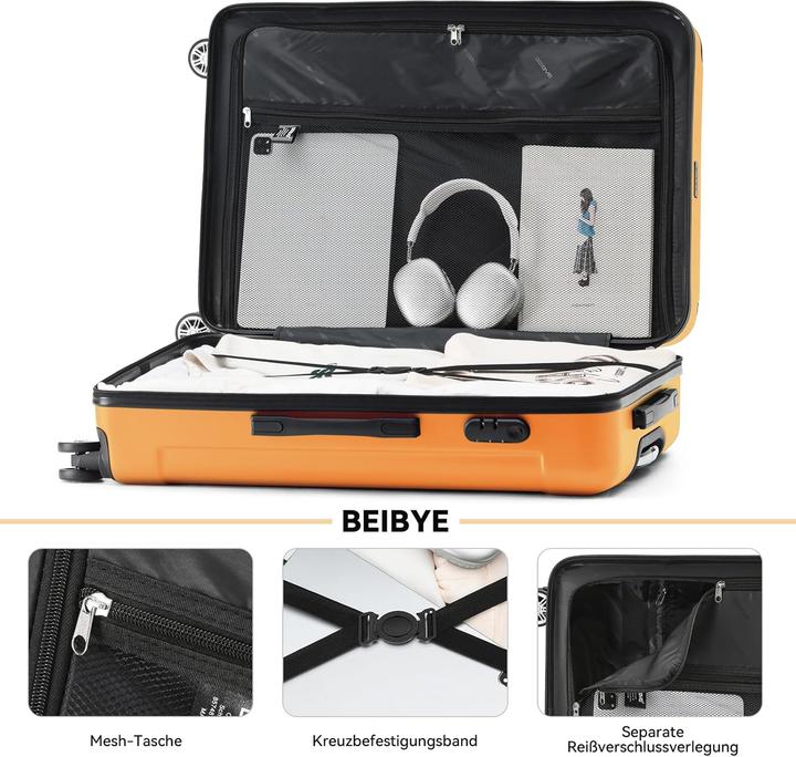 Actual product image Beibye Hartschalen-Reisekoffer (70 l)
