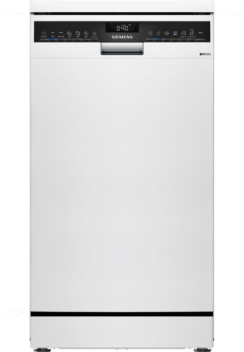 Siemens iQ500, Freistehender Geschirrspüler, 45 cm, Weiss, SR25ZW10ME