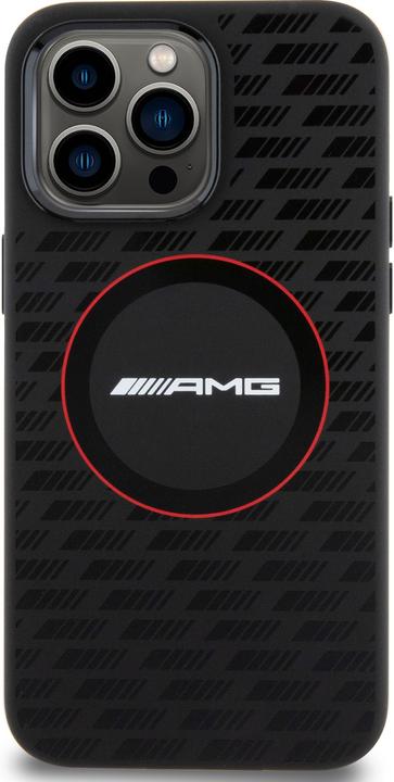 Immagine prodotto Mercedes AMG AMHMP15X23SMRK Custodia rigida per iPhone 15 Pro Max 6,7" in silicone con motivo al carbonio (Apple iPhone 15 Pro Max)