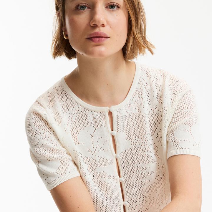 Produktbild La Redoute Collections Kurze Strickjacke (M)