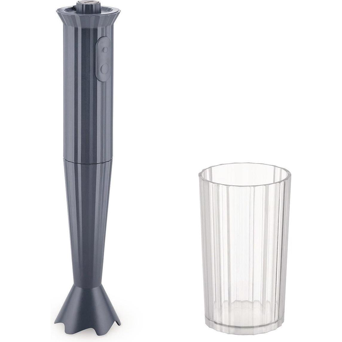 Alessi Plissé Handmixer, Handmixer, Grau