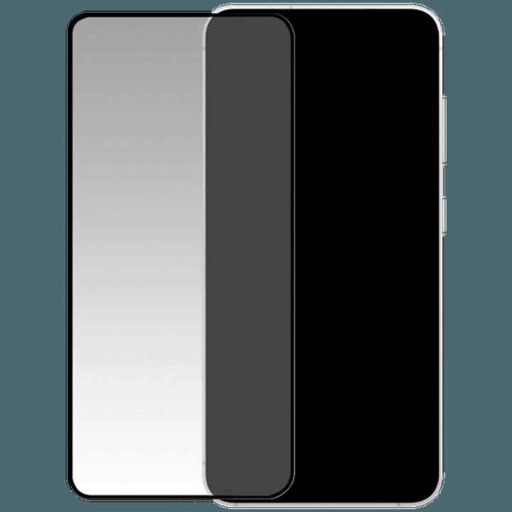 Actual product image Mobilize Black frame glass (1 Piece, Samsung Galaxy S21)