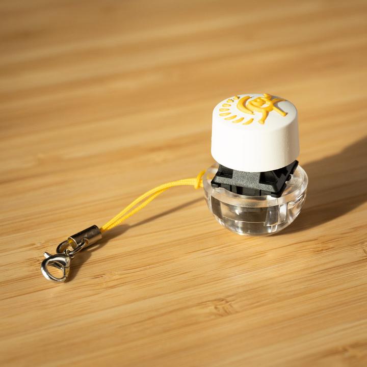 Actual product image Ducky Wobbly Keychain