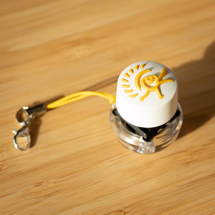 Actual product image Ducky Wobbly Keychain