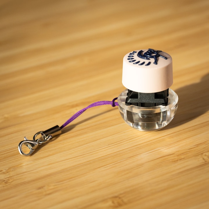 Actual product image Ducky Wobbly Keychain