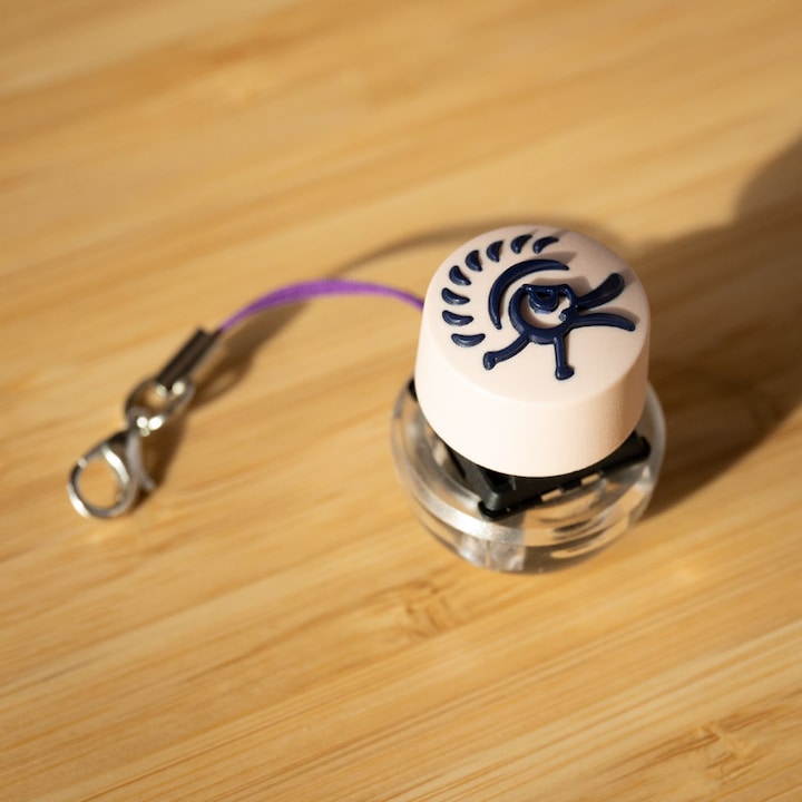 Actual product image Ducky Wobbly Keychain
