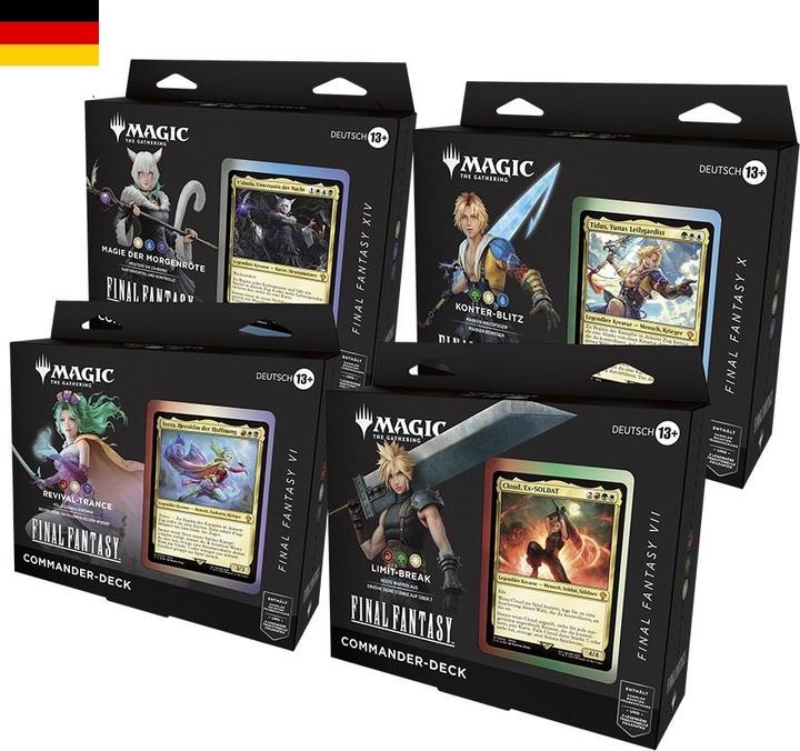 Produktbild Magic the Gathering Magic: The Gathering—FINAL FANTASY Commander: Deck Set (Deutsch, Box Set & Collection)