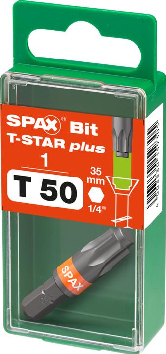Produktbild Spax BIT T-STAR PLUS T50 35mm S (T50)