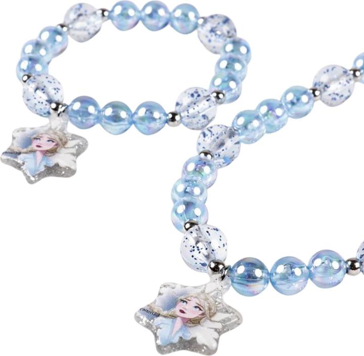 Produktbild Disney Frozen Halskette und Armbänder Set 2 Stücke Blau (Kunststoff)