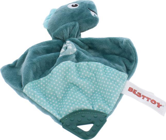 Besttoy - Schmusetuch Dinosaurier - grün