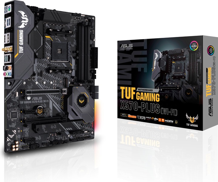 Produktbild ASUS TUF Gaming X570-Plus (WI-FI) (AM4, AMD X570, ATX)
