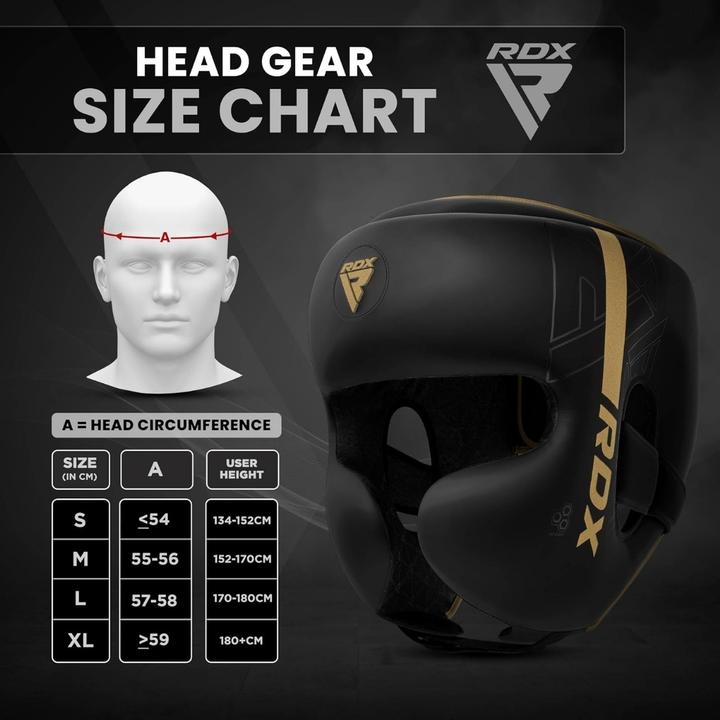 Actual product image Rdx Head Guard F6 Matte Golden-S (S)