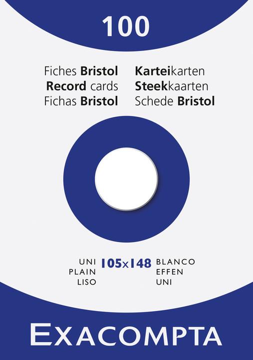 Image du produit Exacompta 13309e (A6, 205 g/m², 100 x)