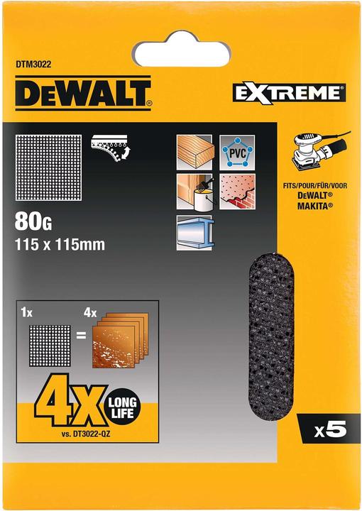 Image du produit DeWalt Grille abrasive (80)