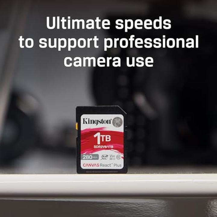 Productafbeelding Kingston CCanvas React Plus V60 (256 GB, SDXC, U3, UHS-II)