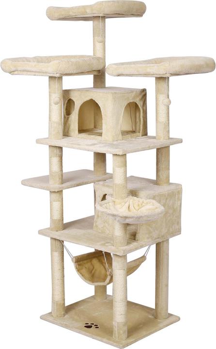 Produktbild Wiltec Katzenkratzbaum (172 cm, Beige)