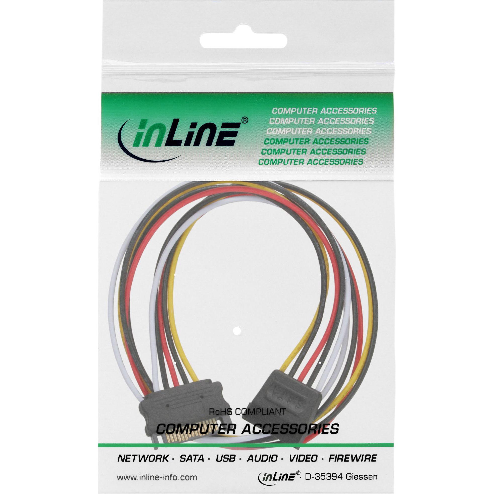 Thumbnail - InLine Strom Verlängerung intern, Interne Kabel (PC)