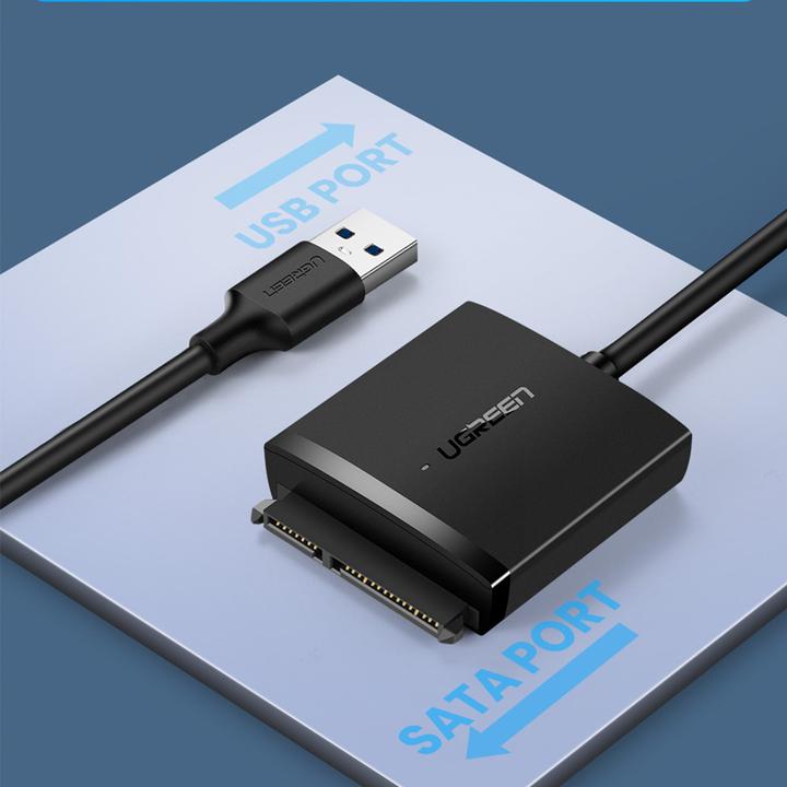 Productafbeelding Ugreen USB 3.0 naar SATA Converter Adapter 2.5" SATA SSD HDD naar USB 3.0