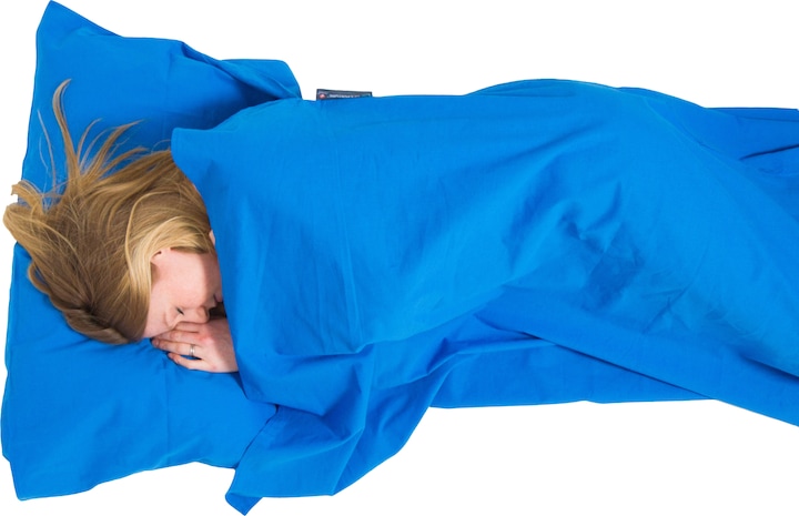 Produktbild Lifeventure Cotton Sleeping Bag Liner, Rectangular (Blue)