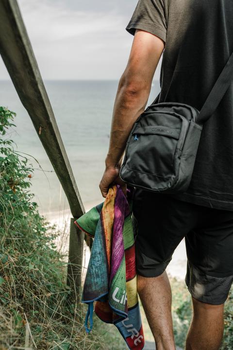 Immagine prodotto Lifeventure Borsa a tracolla RFiD, riciclata, grigio