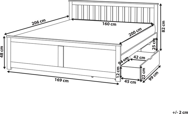 Actual product image Beliani Olendon (160 x 200 cm)