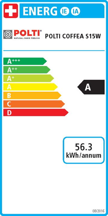 Etichetta energetica Polti S15W (E.S.E.)