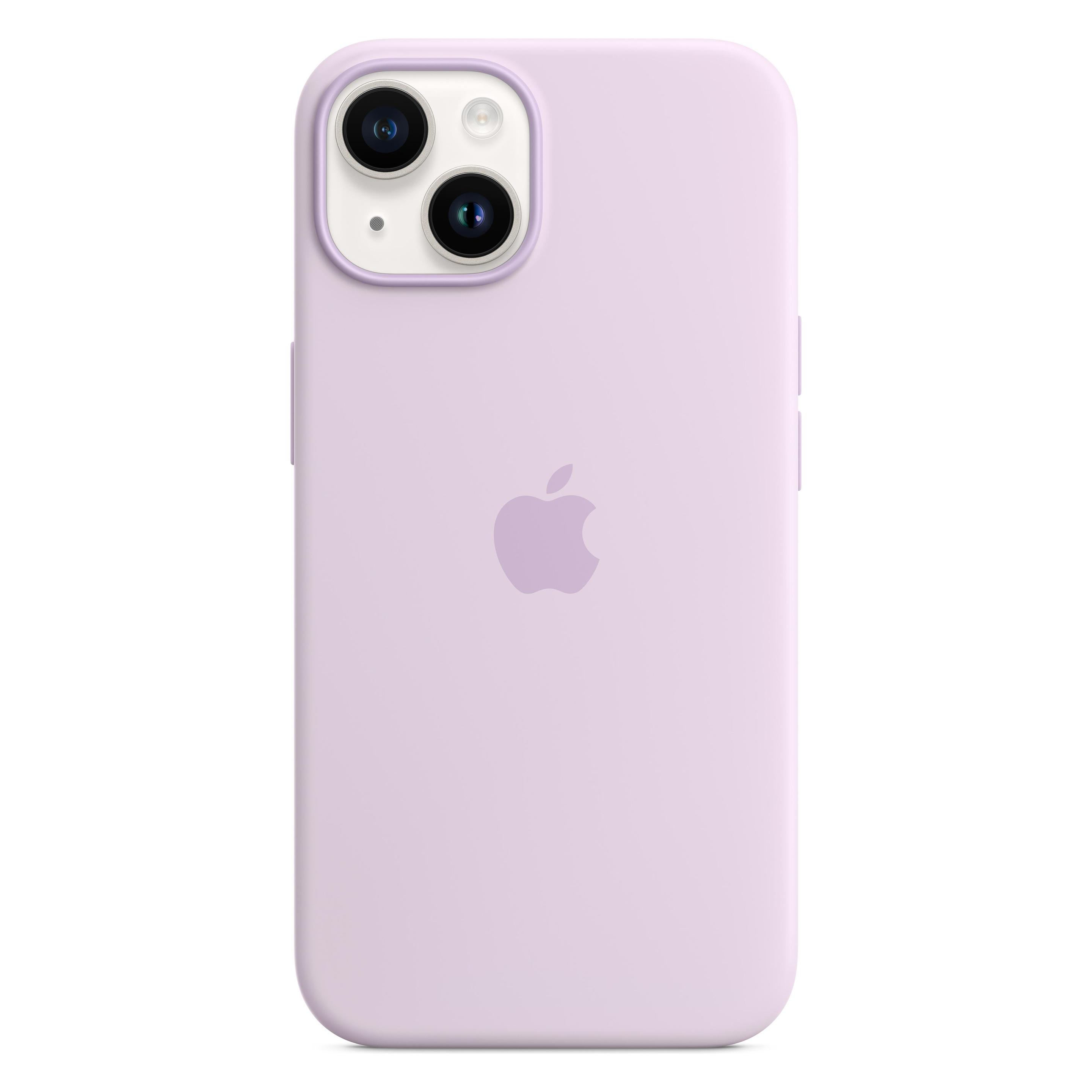 Apple Silicone Case with MagSafe (Apple iPhone 14), Smartphone Hülle, Violett