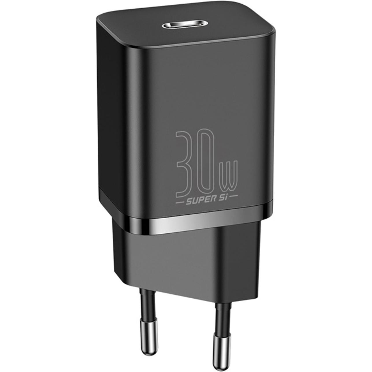 Baseus Super Si quick charger IC 30W EU White (30 W), USB Ladegerät, Weiss