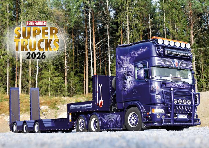 Supertrucks Kalender 2026 (59.5 x 42 cm, Hardcover, German)