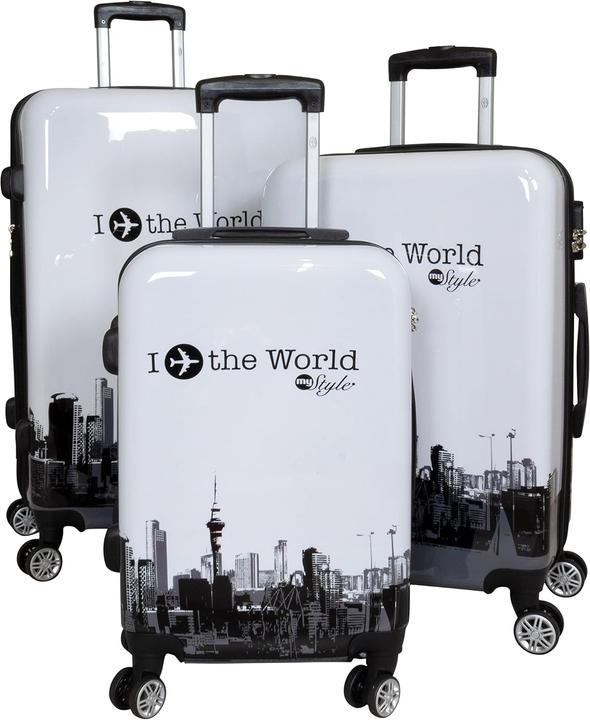 Actual product image Trendyshop365 3-teiliges Hartschalen Koffer-Set (94 l)