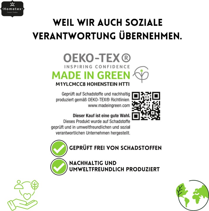 Nährwerte und Zutaten Hometex Wien (200 x 100 cm)
