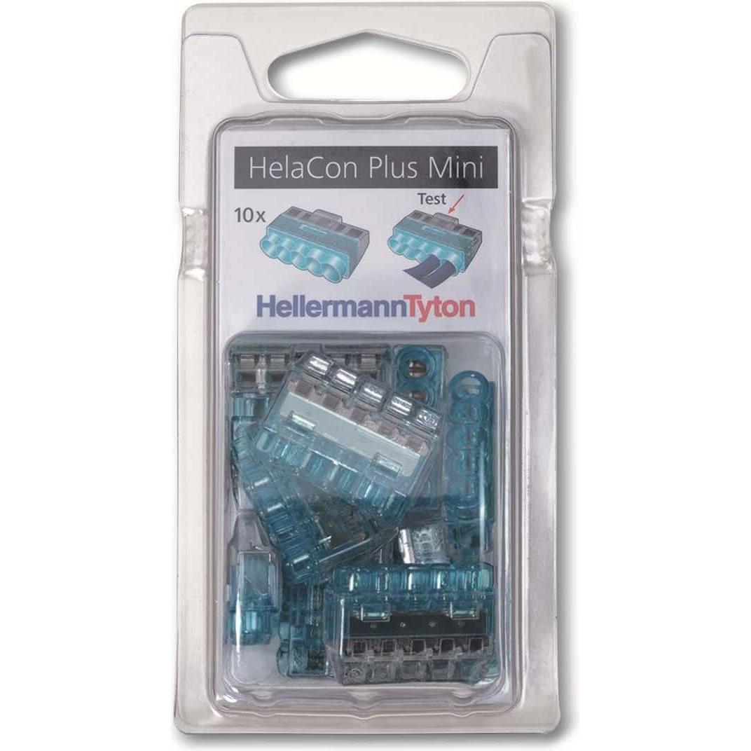 HellermannTyton, Kabelverbindung, Hellermann HCPM-5-Blister-PC-BU/CL 10 HelaCon Plus Mini 148-90057