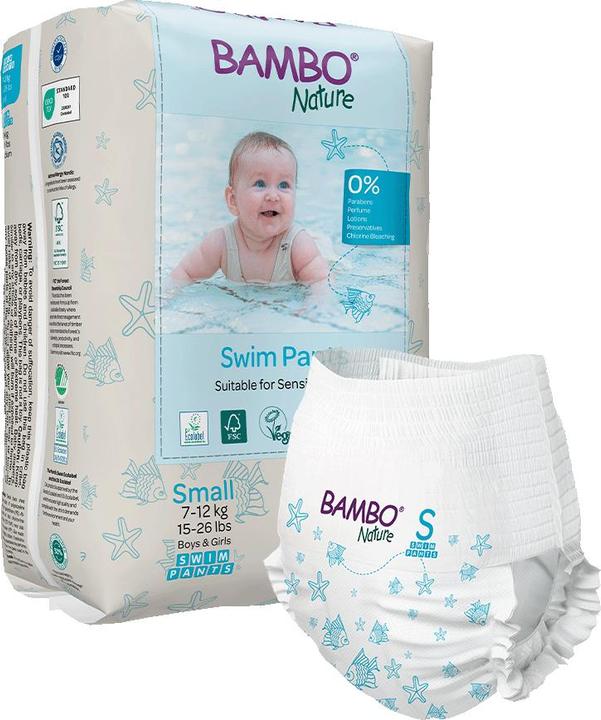 Actual product image Bambo Schwimmwindeln Gr. S (Size S, 12 Piece)