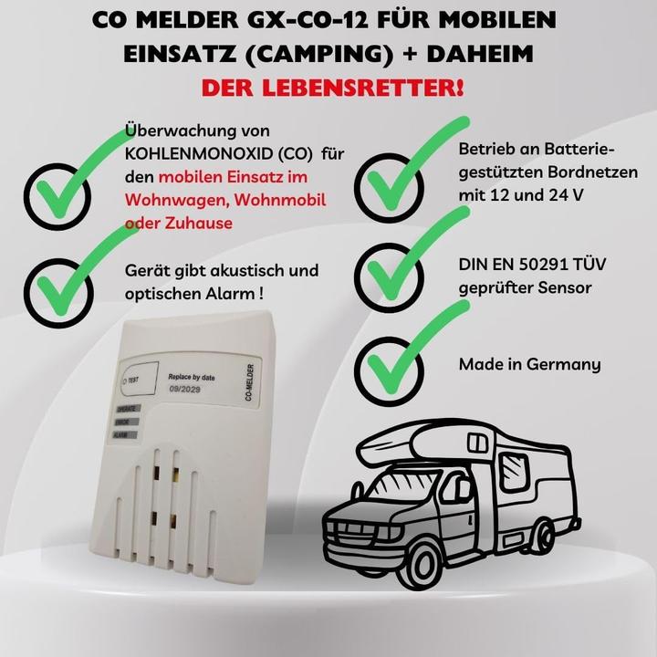 Produktbild Schabus Kohlenmonoxid-Melder GX-CO12 n