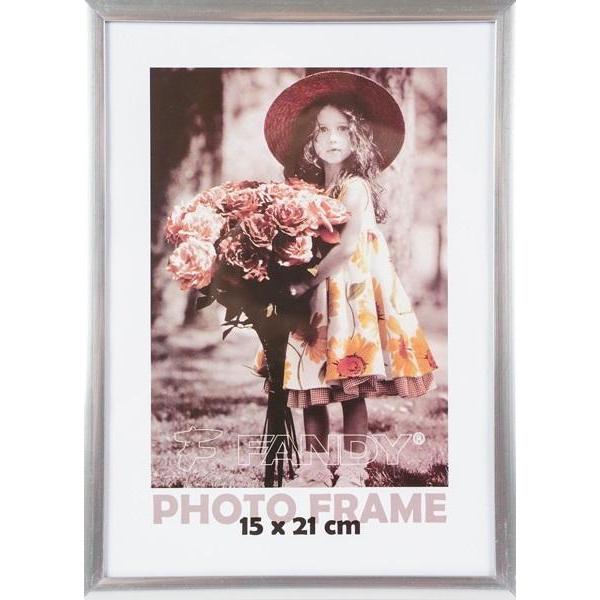 Andy, Cornice, Einfacher Rahmen 15x21cm silber (15 x 21 cm)