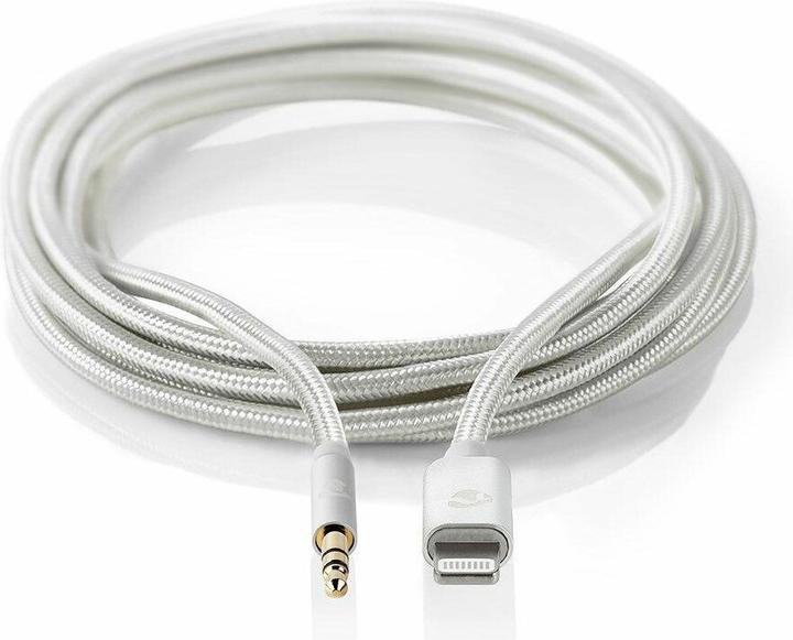 Actual product image Nedis Jack 3.5mm -> Apple Lightning Apple certified (1 m)