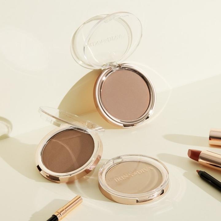 Actual product image Irina The Diva No Filter Matte Bronzing Powder - Natural Beauty 001 (Natural Beauty 001, Bronzer)