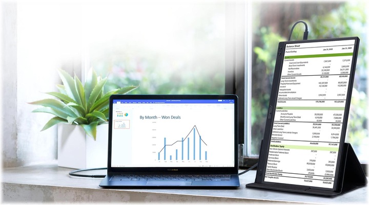 Actual product image ASUS ZenScreen MB166C (1920 x 1080 pixels, 15.60")