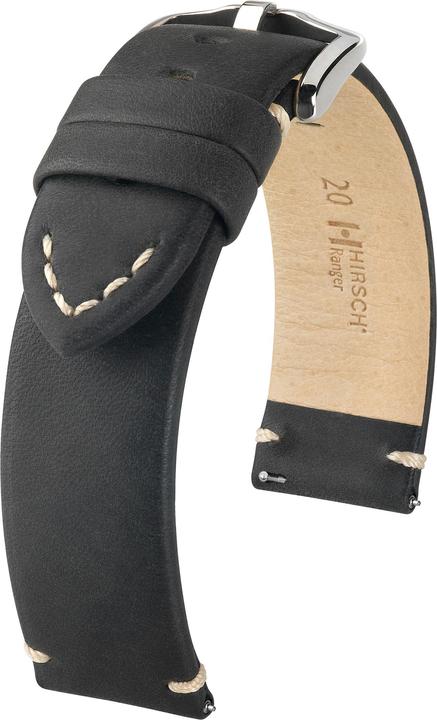 Image du produit Hirsch Ranger (20 mm, Veau, Huawei Watch GT 3 Pro (43mm), Polar Unite, Galaxy watch 4 (40mm), Galaxy watch 4 (44mm), Galaxy Watch 5 (44mm), Galaxy Watch 5 Pro, Galaxy Watch 6, Galaxy Watch 6 Pro, Garmin vívoactive 5, Garmin Forerunner 55)