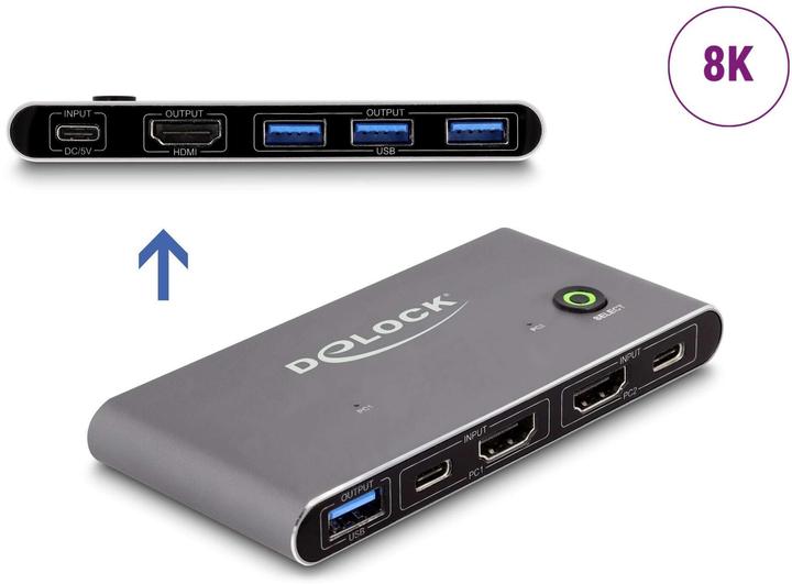 Actual product image Delock KVM Switch