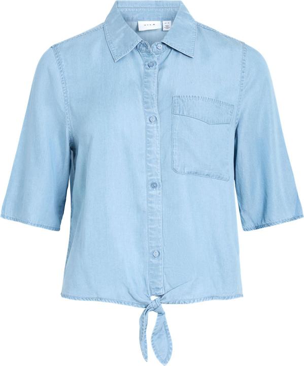 Immagine prodotto Vila VITEA Denim Oberteil mit kurzen Ärmeln (36)