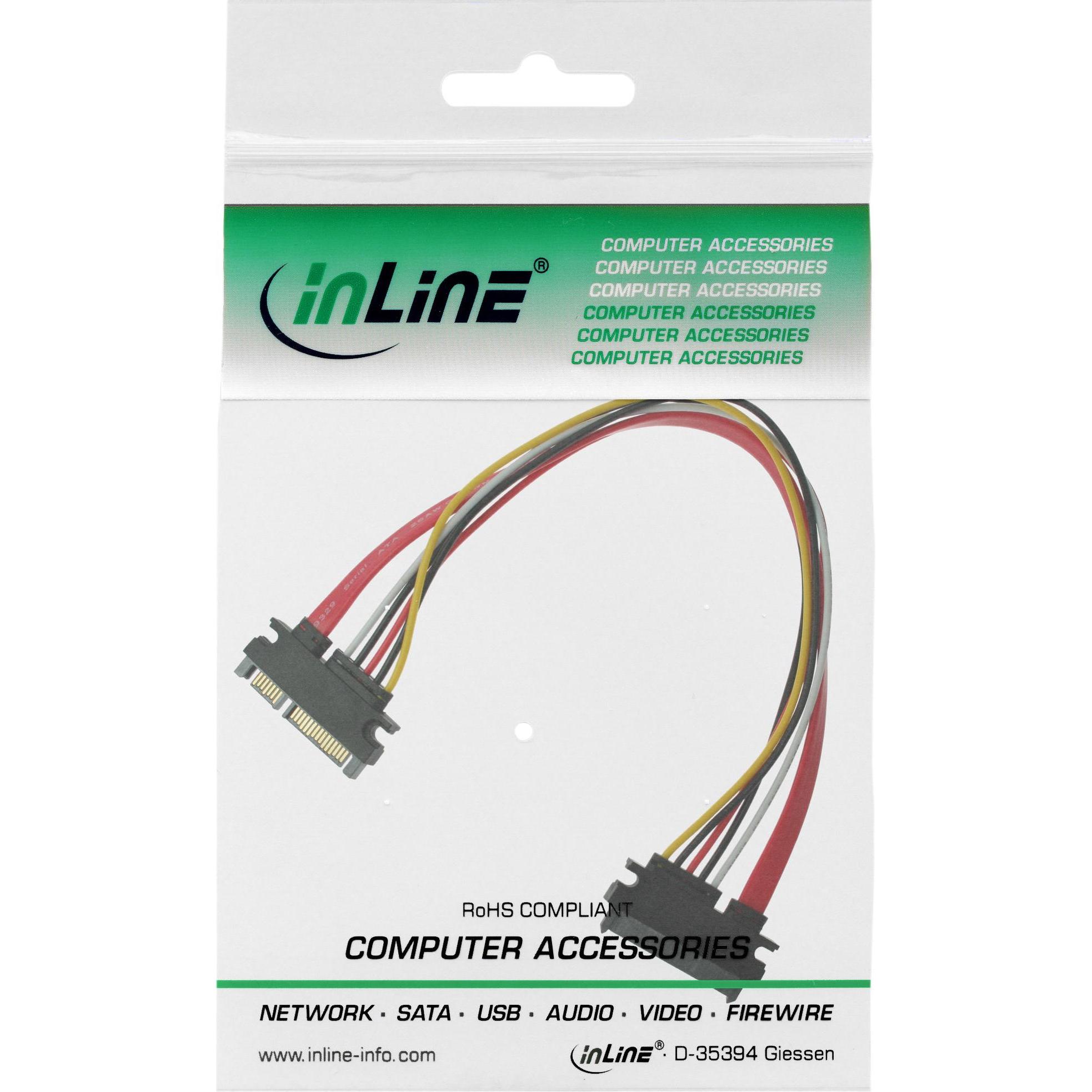 Thumbnail - InLine SATA+Strom Verlängerung int., Interne Kabel (PC)